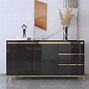 Image result for Sideboard Hall Table 36 Inches Long Black