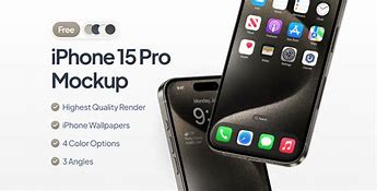 Image result for iPhone 15 Pro Mockup