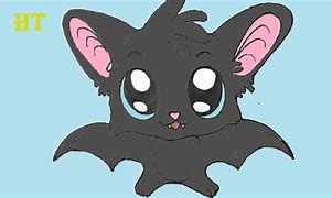 Image result for Small Bat Drawing