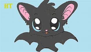 Image result for Fat Cute Bat Drawing