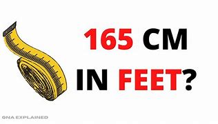 Image result for 165 Cm in Feet