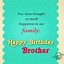 Image result for Happy Birthday Sweet Brother