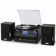 Image result for Stereo System with Record Player