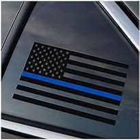 Image result for Thin Blue Line Vehicle Decals