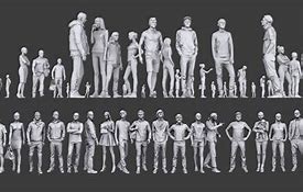 Image result for 3D Person Model with Cover All Yellow