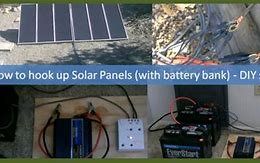 Image result for Solar Panel DIY Battery's