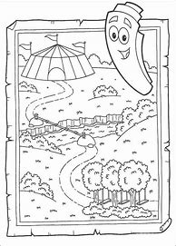 Image result for Dora the Explorer Coloring Map