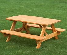 Image result for Kids Wooden Picnic Table