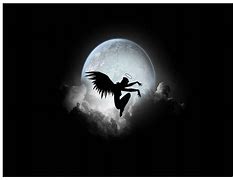 Image result for Angel Moon Silhouette