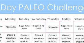 Image result for 30 Day Paleo Challenge