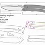 Image result for Folding Knife Drawing