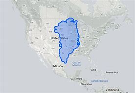 Image result for Real Size of Greenland