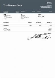 Image result for Invoice Template in Word Australia