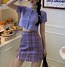Image result for Purple Plaid Skirt