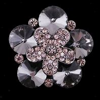 Image result for Rhinestone Floral Butttons