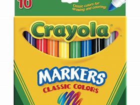 Image result for Markers Crayola 10