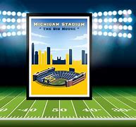 Image result for Michigan Stadium Print