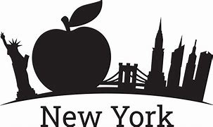 Image result for Free NY Big Apple Clip Art