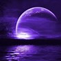 Image result for Purple Sky Cresent Moon and Stars Wallpaper