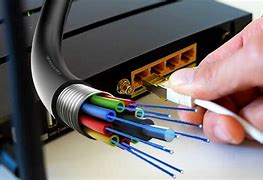 Image result for Modem Router That Accepts Fibre Optic Cable