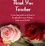 Image result for Awesome Thank You Notes to Teachers