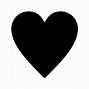 Image result for Black Empty Heart Emoji