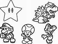 Image result for Super Mario Items Coloring Pages