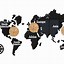 Image result for Large World Map Wall Clock