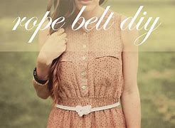 Image result for How to Make a Rope Belt