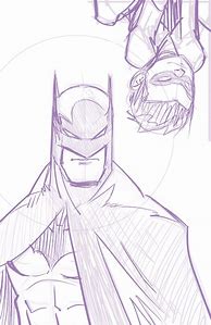 Image result for Line Art Batman