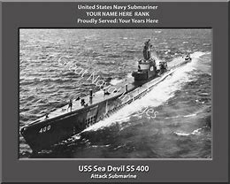 Image result for The USS Sea Devil Navy Unit Commendation