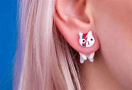 Image result for Cute Galaxy Cat Earrings
