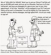 Image result for Clinical Trial Cartoon