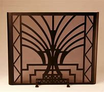 Image result for Art Deco Fireplace Screen