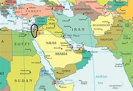 Image result for Israel On Middle East Map