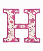Image result for Cute Letter H Designs