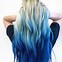 Image result for Blue to Green Ombre Hair