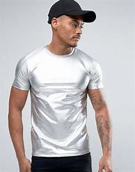 Image result for Metalic Silver Shirt
