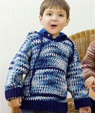 Image result for Crochet Pattern Boys Hoodie