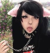 Image result for Goth Female Face
