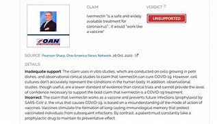 Image result for Oann Pearson Sharp Ivermectina