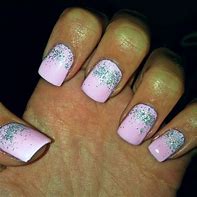 Image result for Pink Holiday Nails