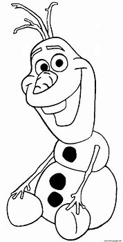 Image result for Olaf Snowman Coloring Pages