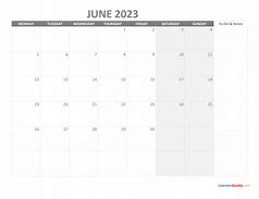 Image result for June Calendar 23 Monday