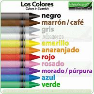 Image result for Los Colores En Espanol Spanish Lesson