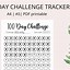 Image result for 100 Day Chalange List