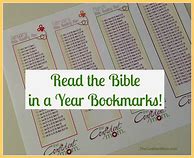 Image result for Bible Reading Plan Bookmark