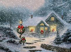 Image result for Merry Christmas Snow Scene