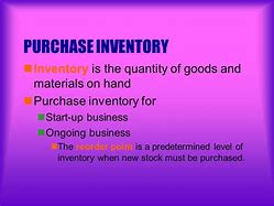 Image result for Purchasing Inventory