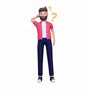 Image result for 3D Man Thinking Transparent